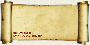 Jasna Vidaković vizit kartica